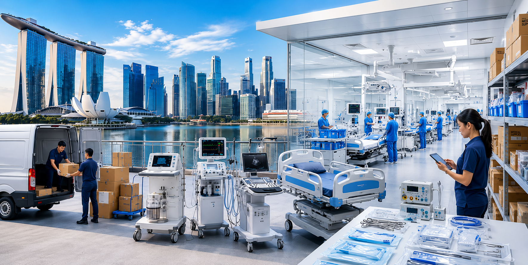 medical device distributor in Oman supplying hospitals and healthcare facilities with advanced medical equipment across the GCC healthcare market
